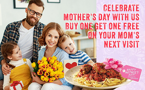 Celebrate Mother's Day at Spaghetti Warehouse