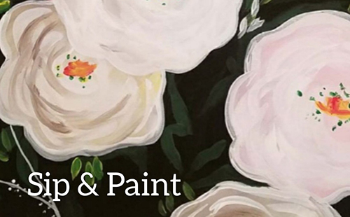 Sip & Paint with Wine & Canvas - Spring Florals