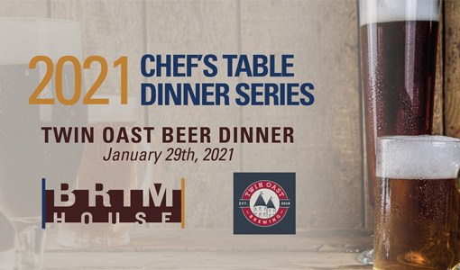 Brim House Chef's Table and Twin Oast Beer Pairing
