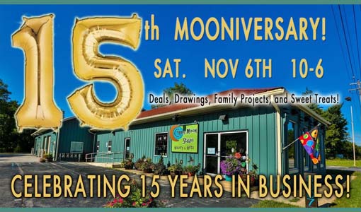 15th Mooniversary Celebration at Copper Moon Studio!