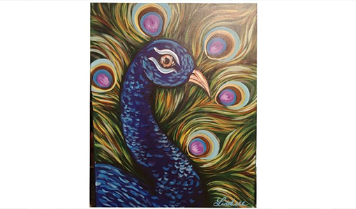 Wine and Canvas at Toledo Spirits | Peacock