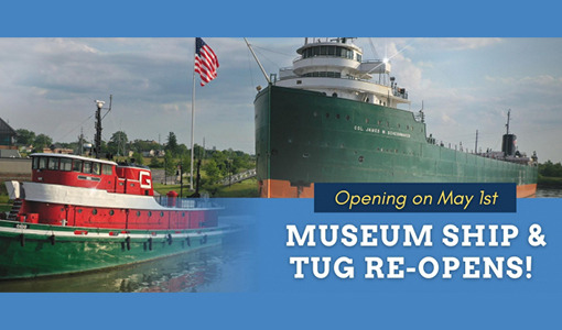 Museum Ship & Tug Open for the Season