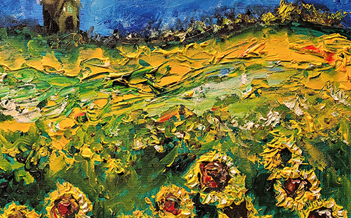 Painting Class | Impressionist Sunflowers